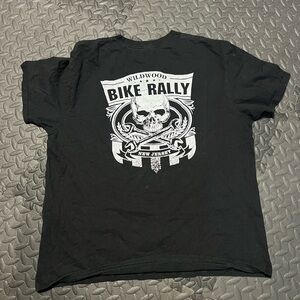 Black Short Sleeve Tee with Graphic Design